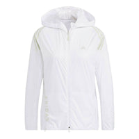 (WMNS) adidas Long-Sleeve Wind.Rdy 3-Stripes Jacket Asia Sizing 'White' HG8257