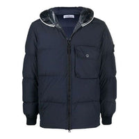 STONE ISLAND Padded Zip-Up Down Coat 'Navy' 751543432-V0020