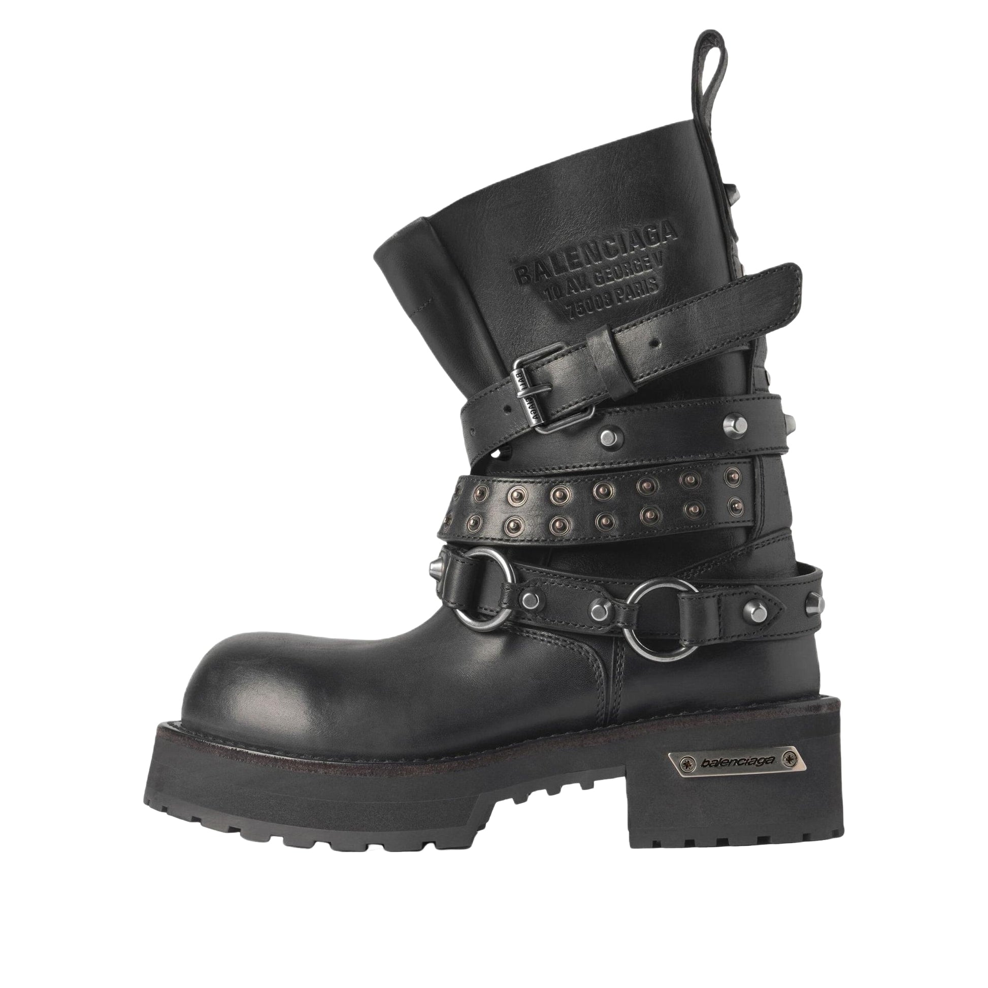 (WMNS) Balenciaga Venom City Bootie 'Black' 845103WBEQ41081