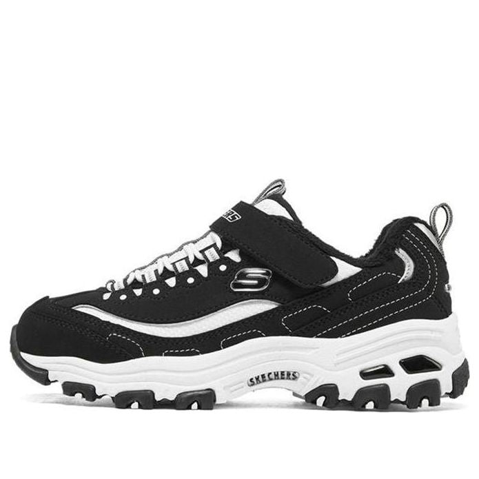(GS) Skechers Dlites Running Shoes 'Black White' 302539L-BKW