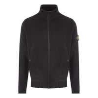 STONE ISLAND Logo Patch Zip-Up Jacket 'Black' 791562820-V0029