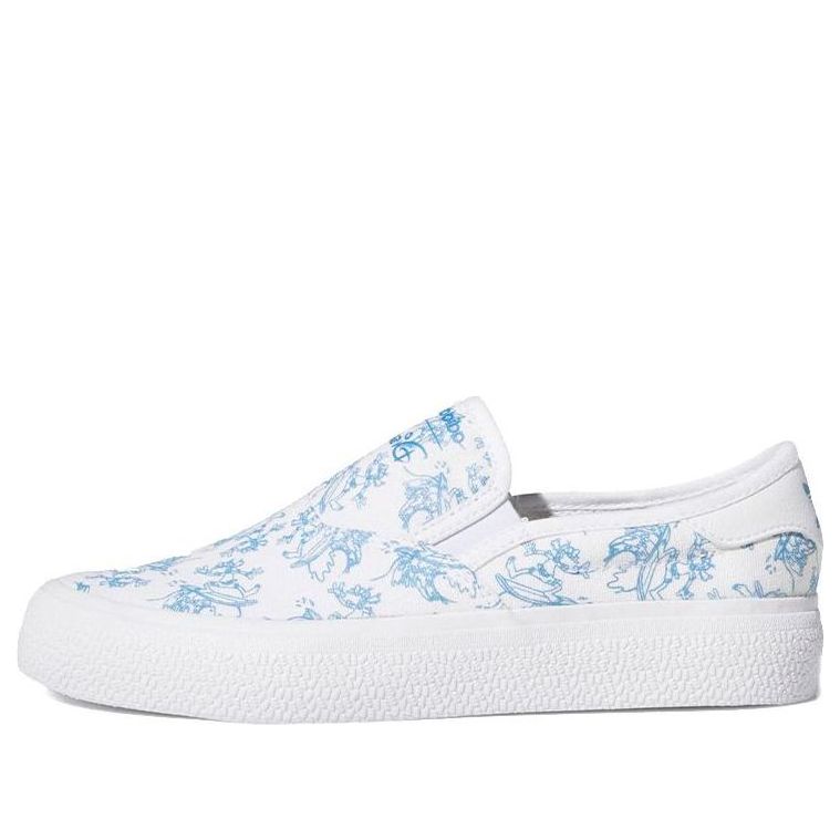 (GS) adidas originals 3Mc Slip x Disney Sport Goofy J 'White Blue' FV9910