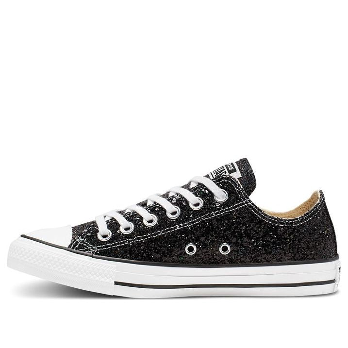 (WMNS) Converse Galaxy Dust Chuck Taylor All Star Low Top Black White 566270C