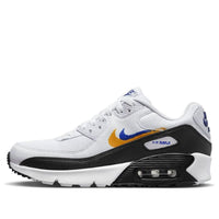 (GS) Nike Air Max 90 'Double Swoosh White Black Gold Royal' FJ4592-100