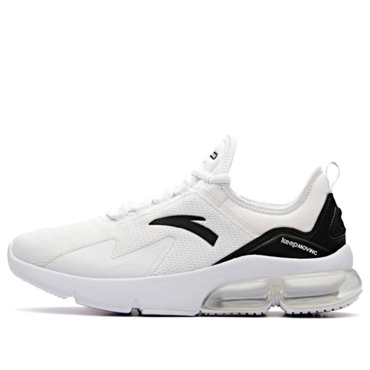 ANTA Half Cushion Running Shoes 'White Black' 91845510-4