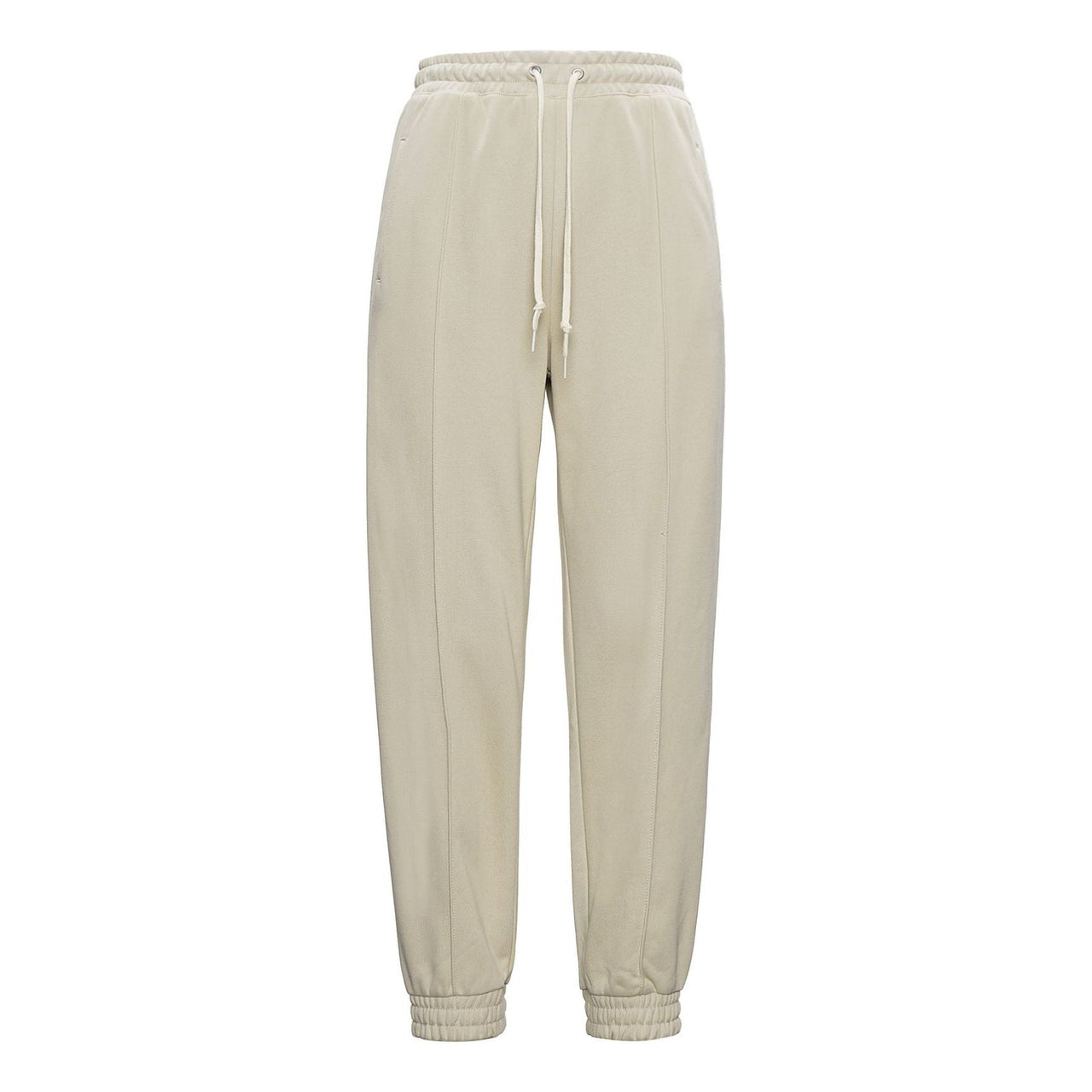 (WMNS) Converse Solid Color Lacing Bundle Feet Sports Pants/Trousers/Joggers Khaki 10022965-A04