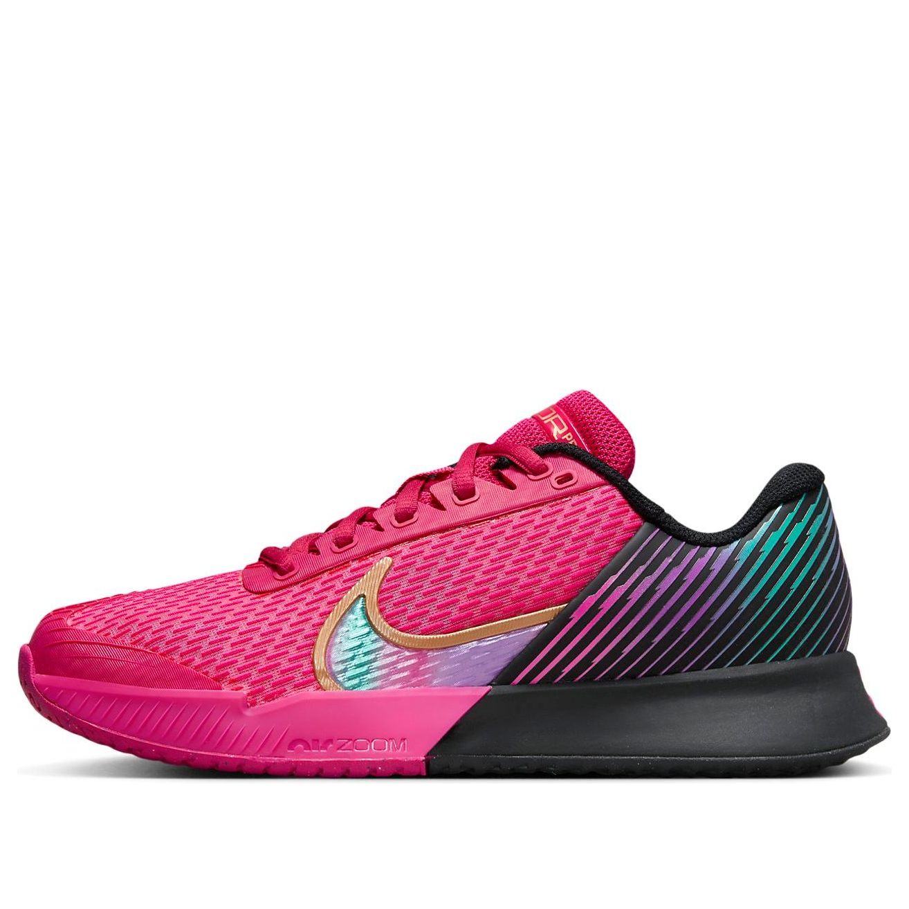(WMNS) Nike Air Zoom Vapor Pro 2 Premium Hard Court Tennis Shoes 'Pink Black' FB7054-600