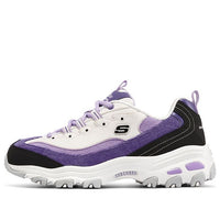 (WMNS) Skechers D'Lites 1.0 'Black' 149906-PRLV