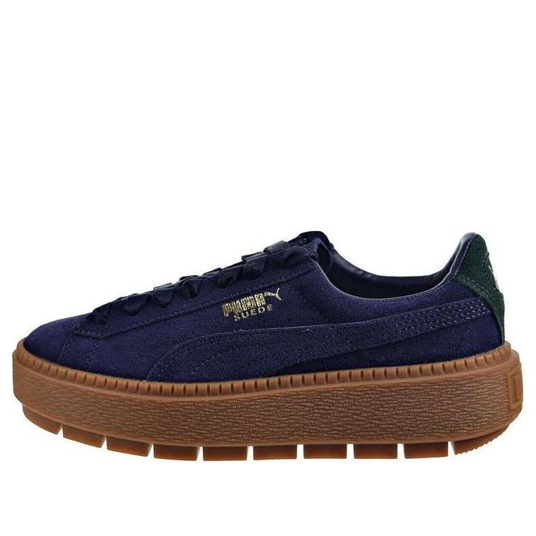 (WMNS) PUMA Suede Platform 'Purple' 367066-01
