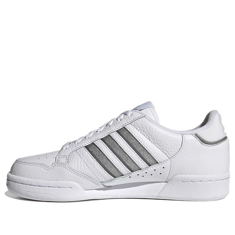 (WMNS) adidas Continental 80 Stripes 'White Silver Metallic' S42626
