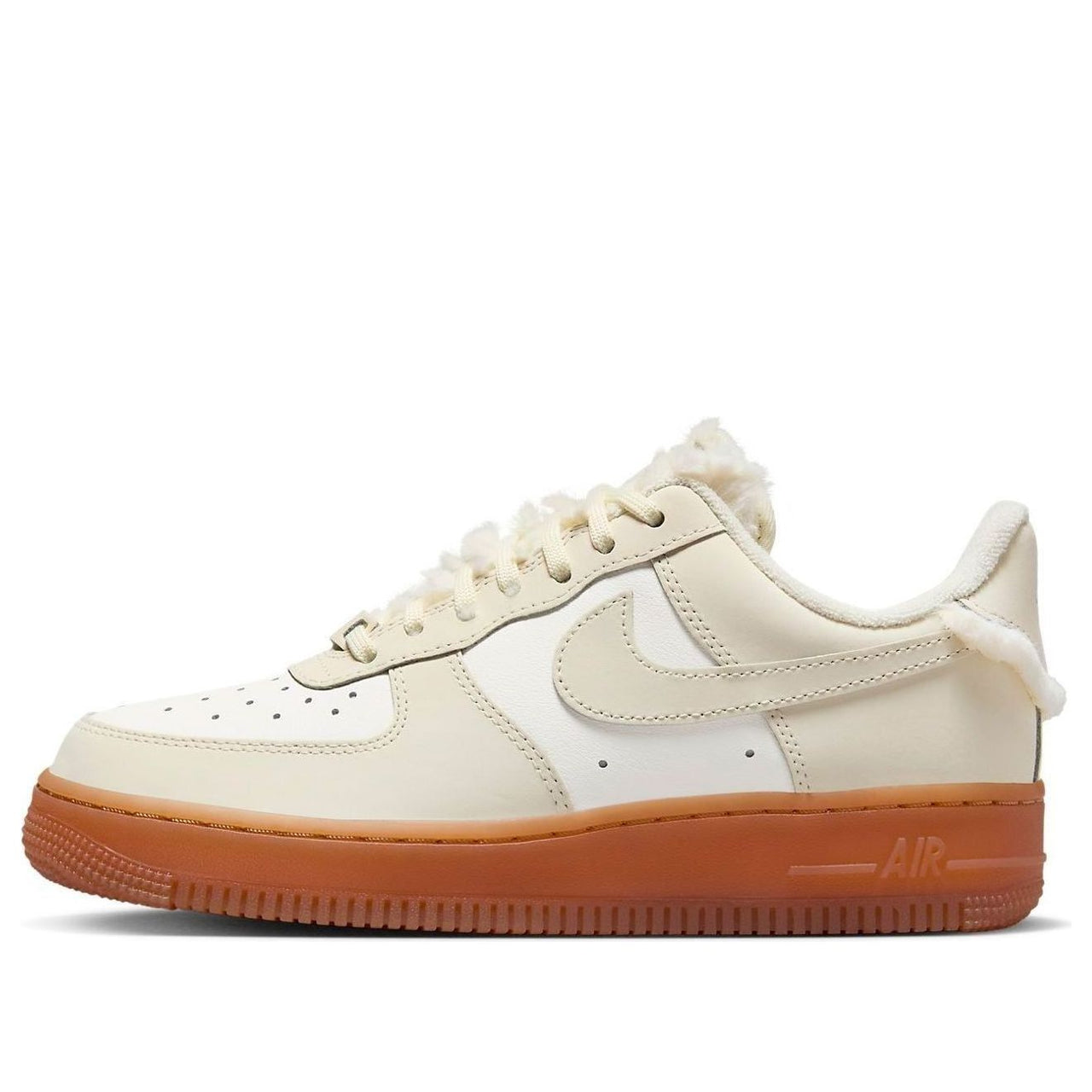 (WMNS) Nike Air Force 1 Low 'Sail Gum Faux Fur' FV3701-119