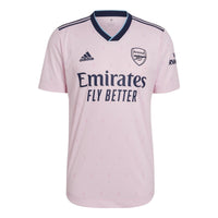 Men's adidas Logo Alphabet Printing Ribbed V Neck Short Sleeve Pink T-Shirt HF0710
