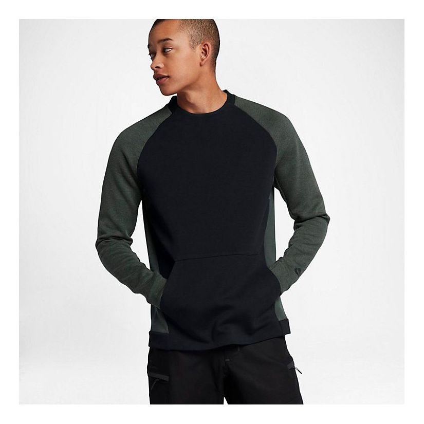Apparel Sweaters Men Nike Sportswear Tech Fleece Crew 805140-011