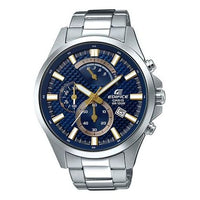 CASIO Waterproof EDIFICE Mens SilverWhite Analog EFV-530D-2A