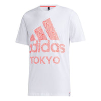 adidas Tokyo Pack Short Sleeve Tee 'White Signal Pink' GD5008