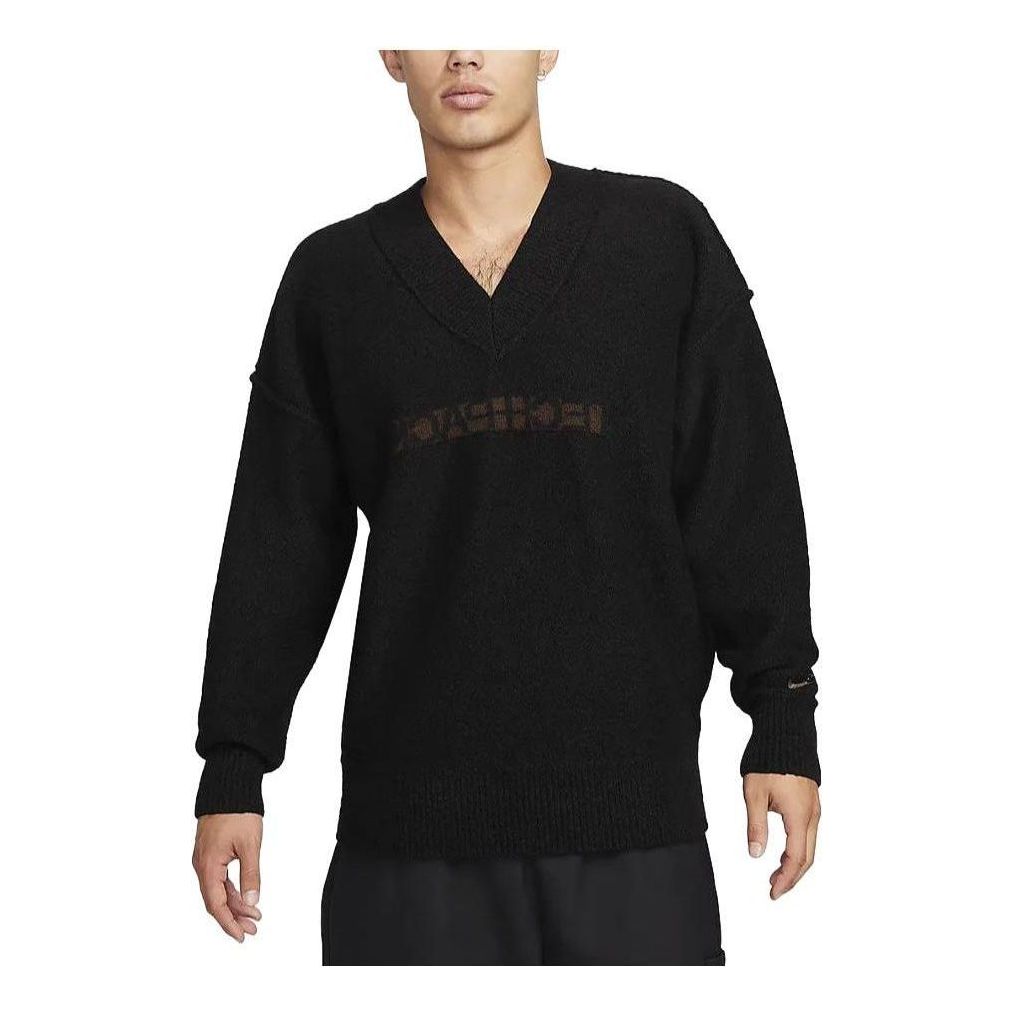 Nike Sportswear Tech Pack V Knit Sweater 'Black' FB7810-010
