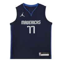 (GS) Air Jordan Dallas Mavericks Dirk Nowitzki Signed Jersey 'Navy' DR1056-419