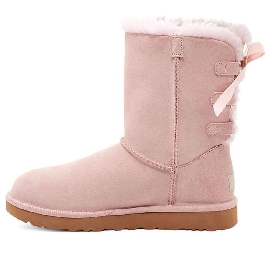 (WMNS) UGG Short Bow Stiefel Snow Boots crystal Pink 1110706-PCRY