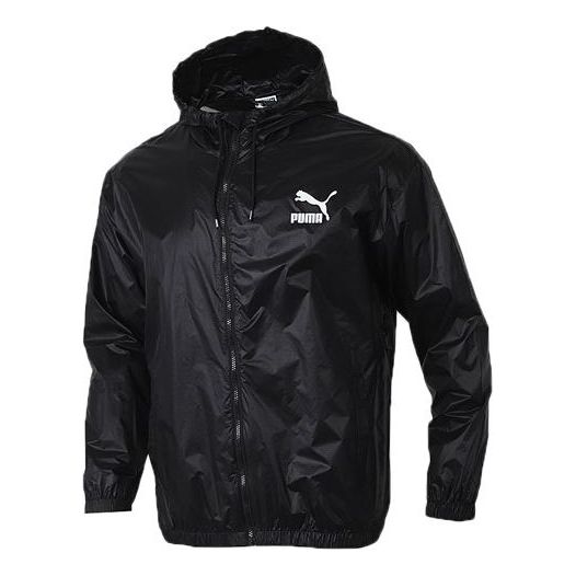 PUMA Woven Windproof Hooded Jacket Black 599904-01