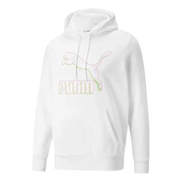 PUMA Essentials Fleece Hoodie 'White' 531370-57