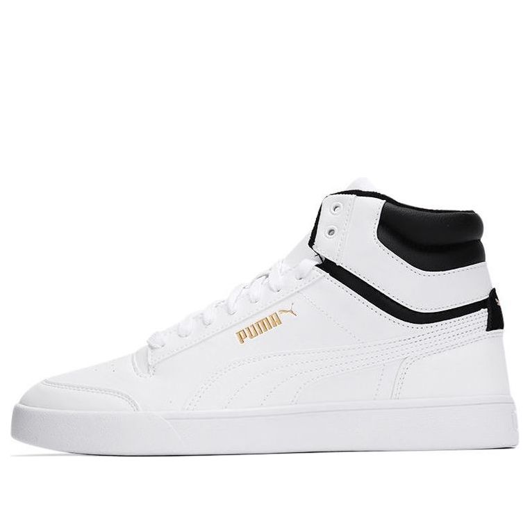PUMA Shuffle Mid WTR 'White Black Team Gold' 385551-01
