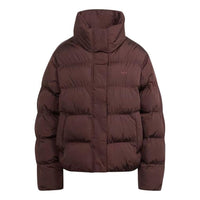 (WMNS) adidas Short Vegan Puffer Jacket 'Brown' IJ8235