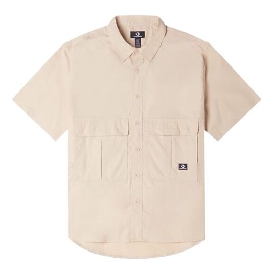 Converse Woven Cargo Shirt 'Light Brown' 10024742-A02