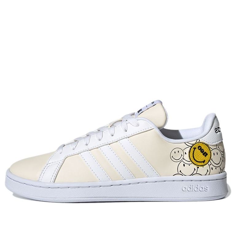 (WMNS) adidas neo x Smiley Grand Court 'Cream Yellow' GY5001