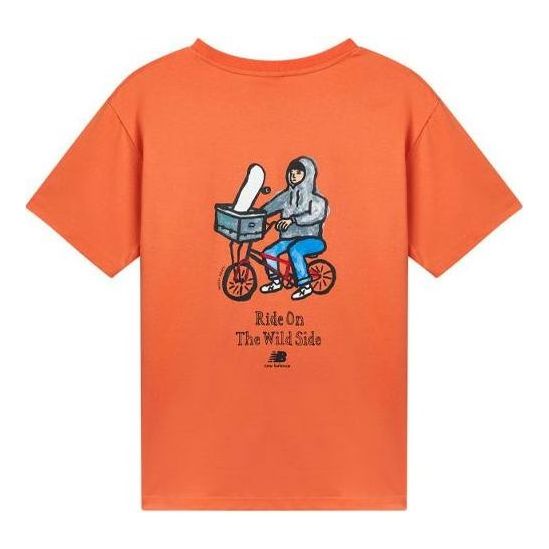 New Balance Graphic Print Design Tee 'Orange' AMT12343-PKN