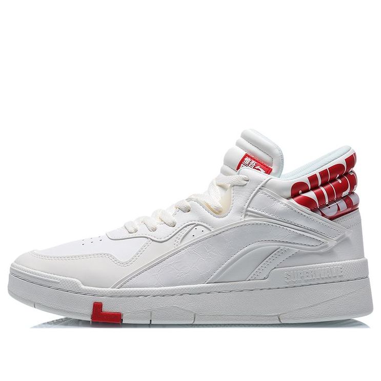 Li-Ning Superwave Mid 'White Red' AGCQ179-1
