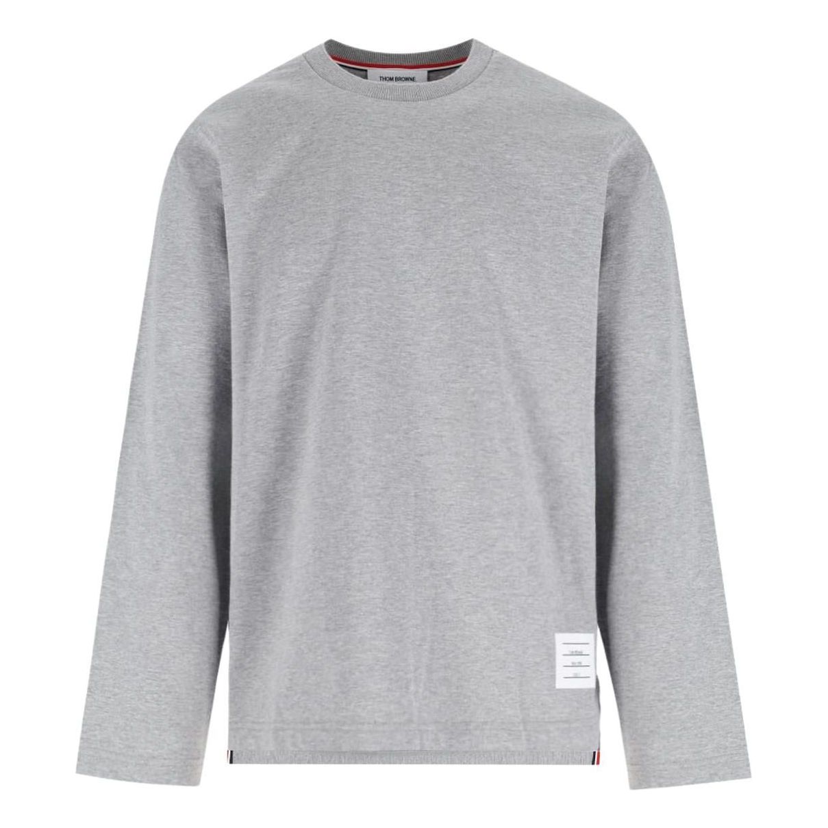 THOM BROWNE Long Sleeve T-Shirt 'Gray' MJS289A-00042-055