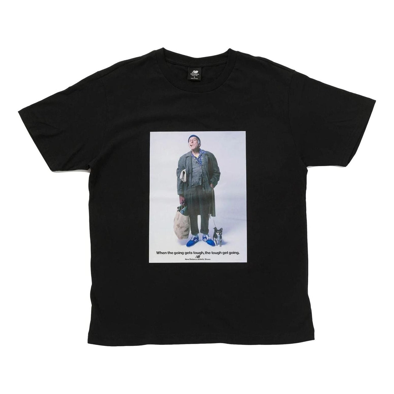 New Balance Essentials Grandpa T-shirt 'Black' AMT21569-BK