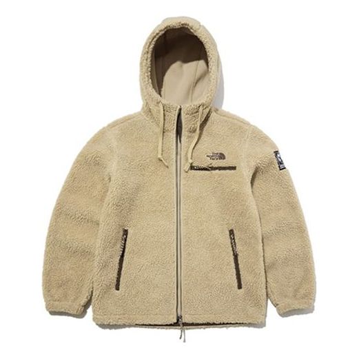 THE NORTH FACE Hood Fleece Eco Jacket 'Brown' NJ4FL57B