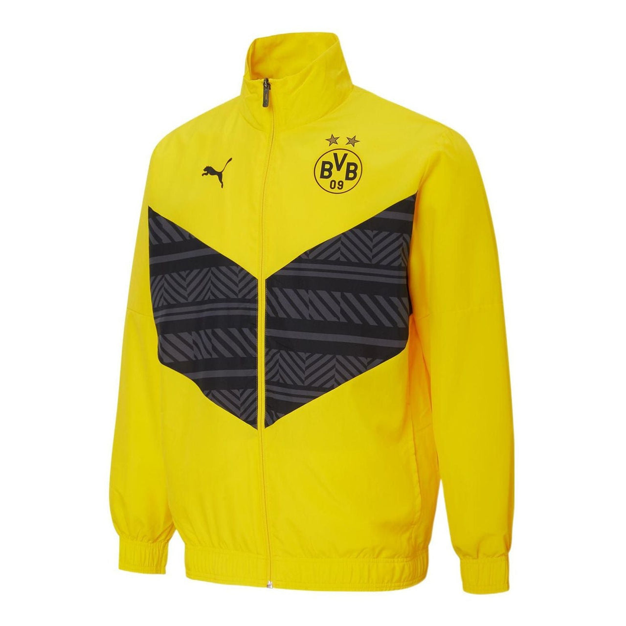 PUMA Borussia Dortmund 22/23 Prematch Jacket 'Yellow' 765020-01