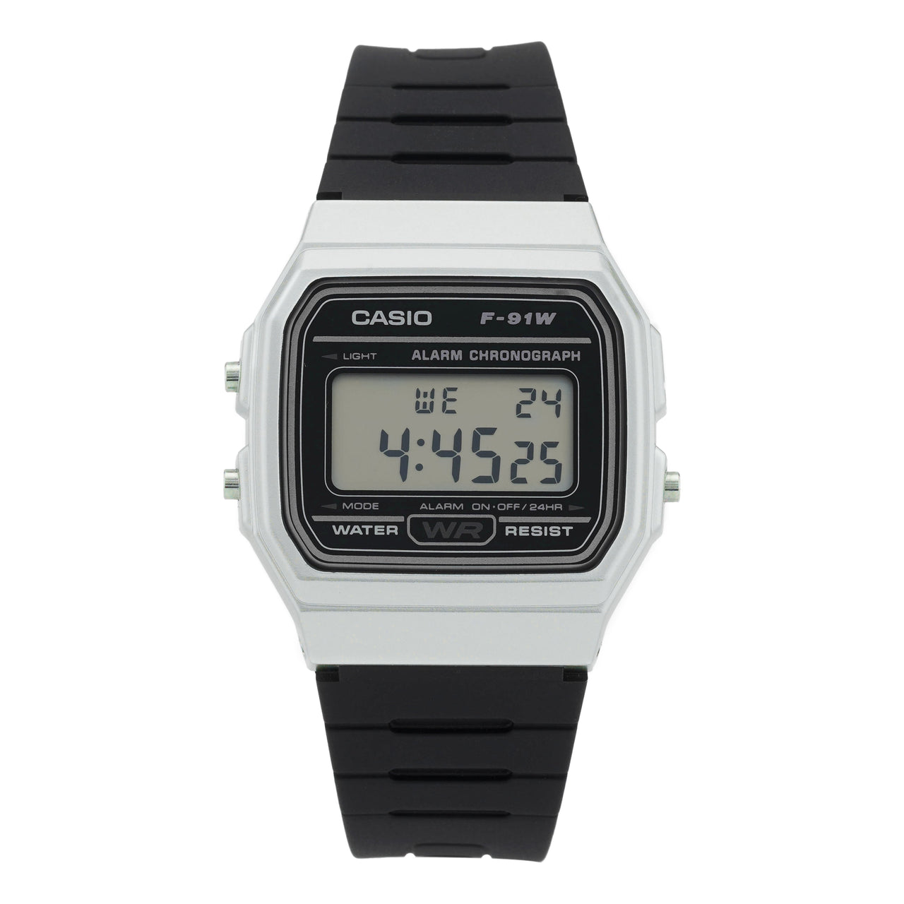 Men's CASIO F Series Student Sports Minimalistic Retro Small Watch Mens Black Digital F-91WM-7ADF