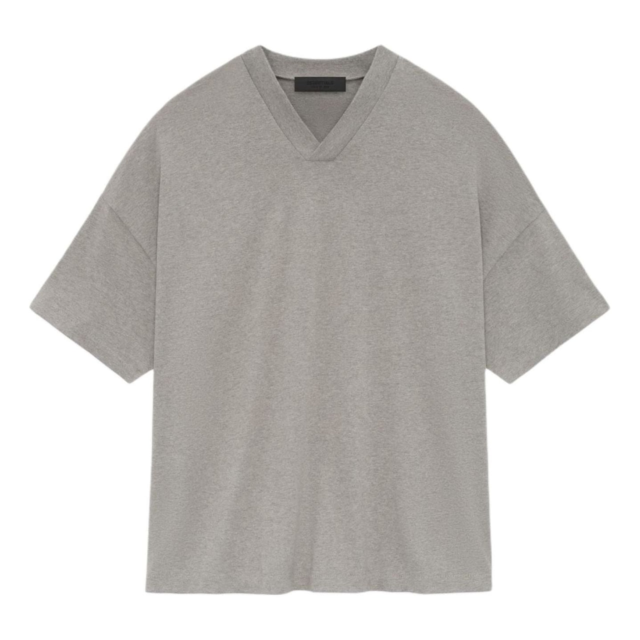 Fear of God Essentials SS24 V Neck T-shirt 'Heather Grey' 125SU244211F