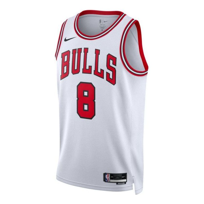 قميص Nike Dri-FIT NBA Chicago Bulls Zach Lavine Association Edition 2022/23 Swingman DN2072-100