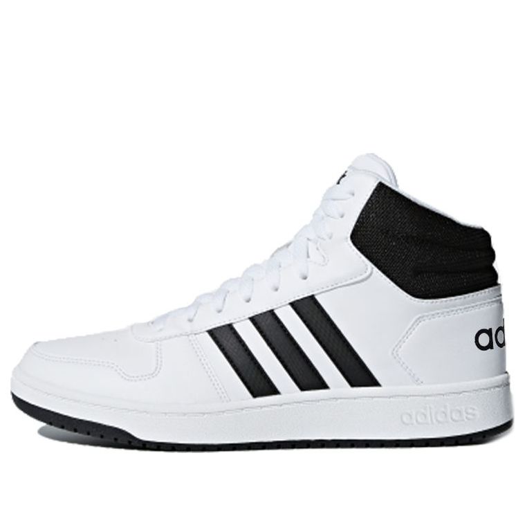 adidas Hoops 2.0 Mid 'White Black' BB7208