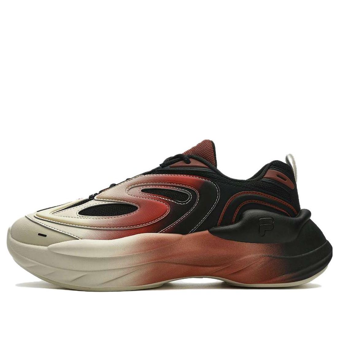 FILA FUSION Fashion Daddy Shoes 'Beige Black Red' T12M341115FPB