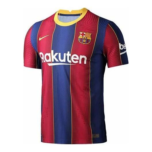 Nike FC Barcelona 20-21 Authentic Home Jersey 'Red Blue' CD4185-455