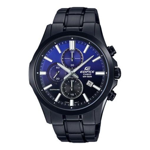 CASIO EDIFICE Waterproof Sapphire Crystal Mens Black Analog EFB-660DC-2AVUPR