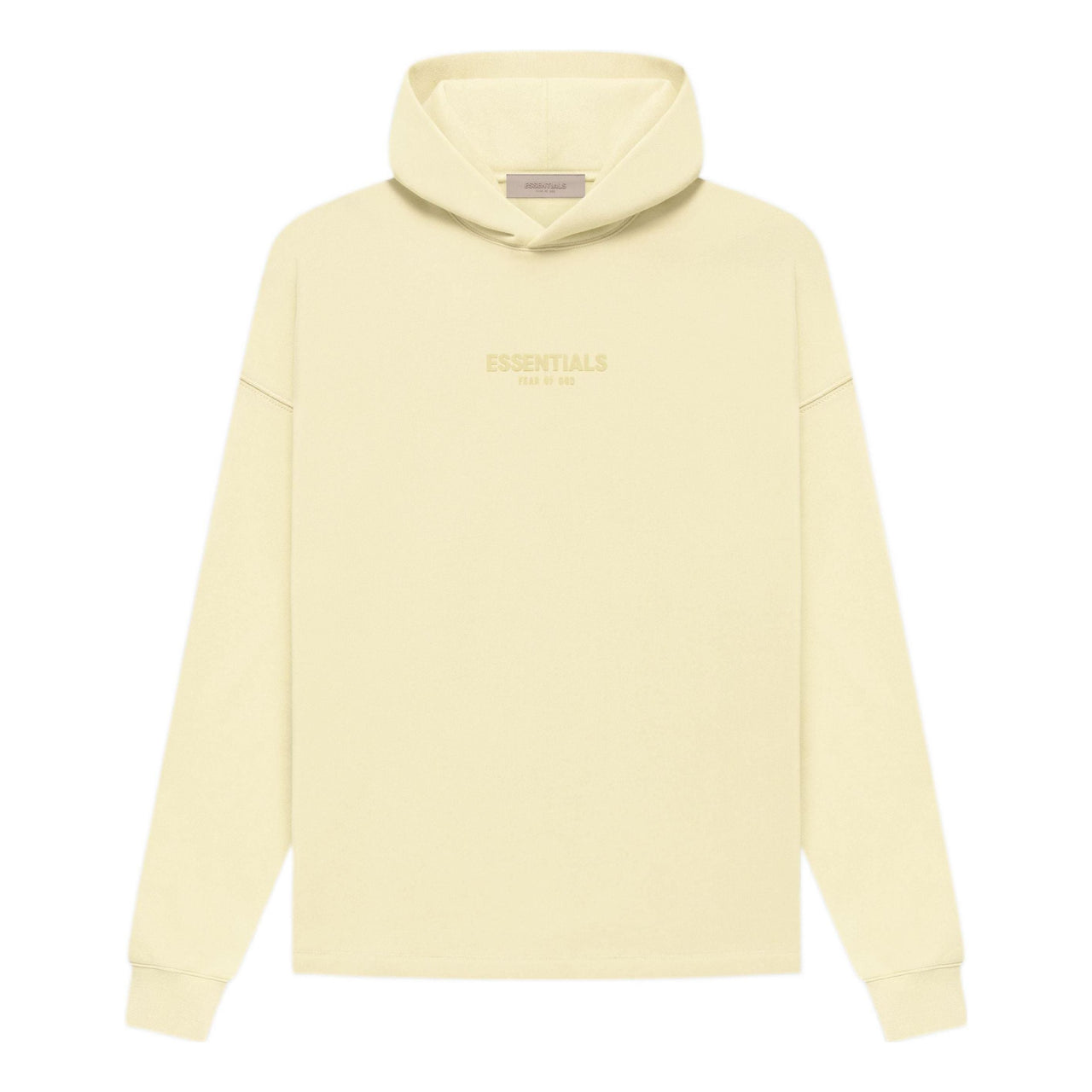 Fear of God Essentials FW22 Relaxed Hoodie 'Canary Yellow' FOG-FW22-645
