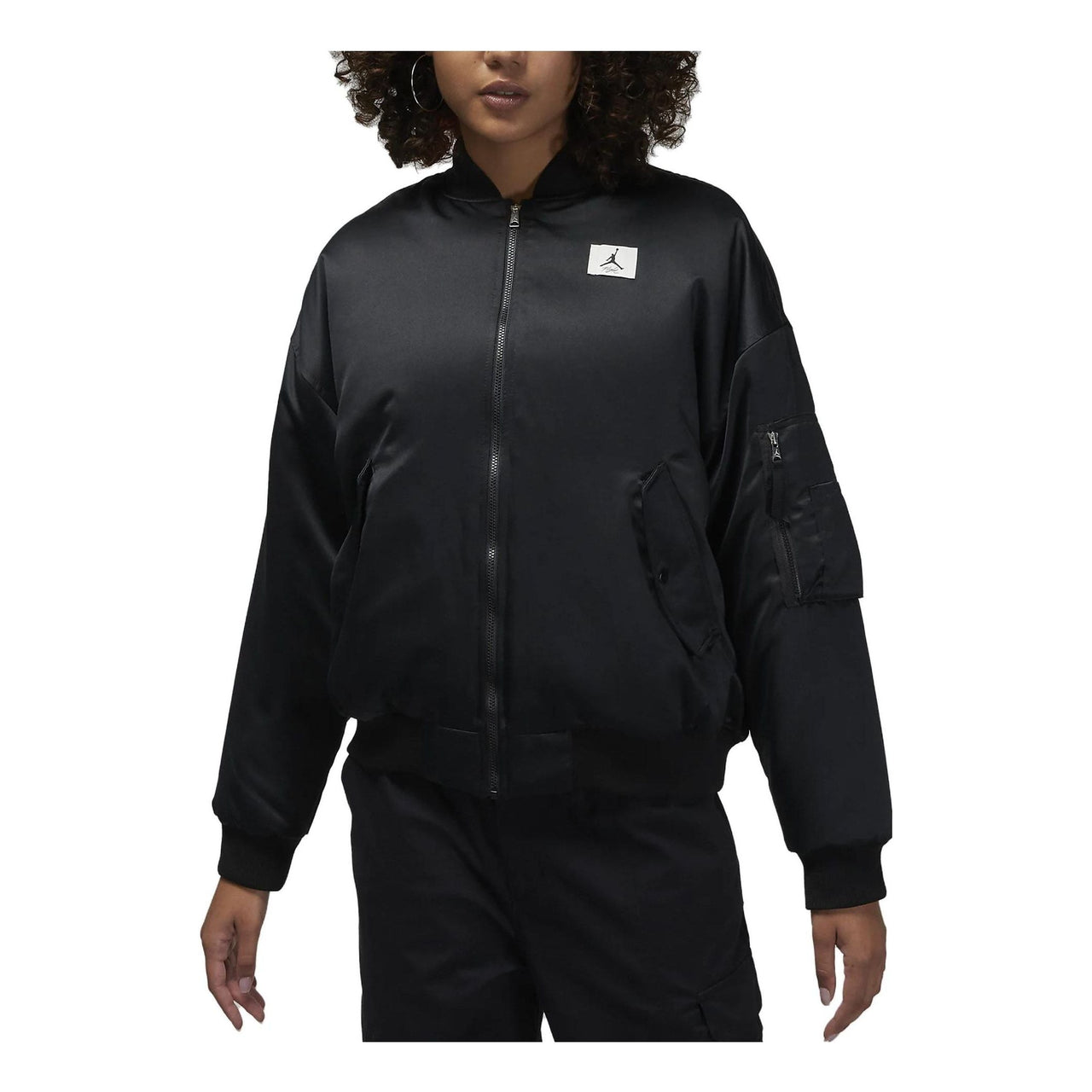 (WMNS) Air Jordan Flight Renegade Jacket 'Black' DQ9802-010