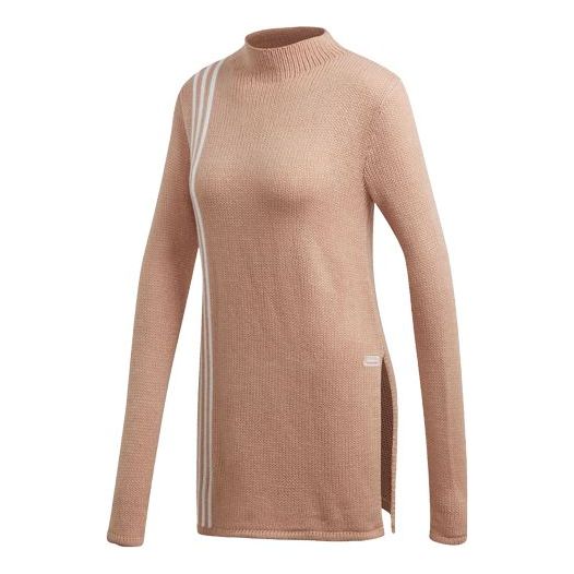 (WMNS) adidas originals Tlrd Side Forked Pullover Wool Sweater Pearl Pink FN2795
