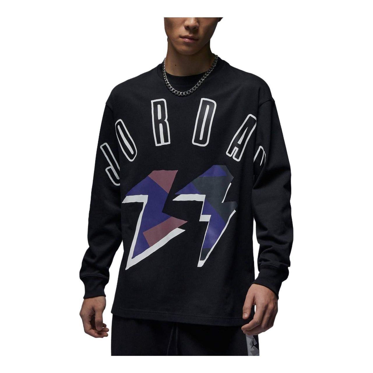 Air Jordan Flight MVP Long-Sleeve T-Shirt 'Black' FD6944-010