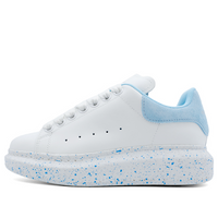 (WMNS) Alexander McQueen Larry Oversized Low-Top Sneakers 'White Sky Blue' 708068WICG78973