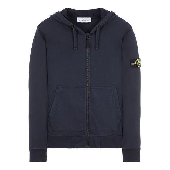 STONE ISLAND Zip Hoodie 'Navy Blue' 791564251-A0020