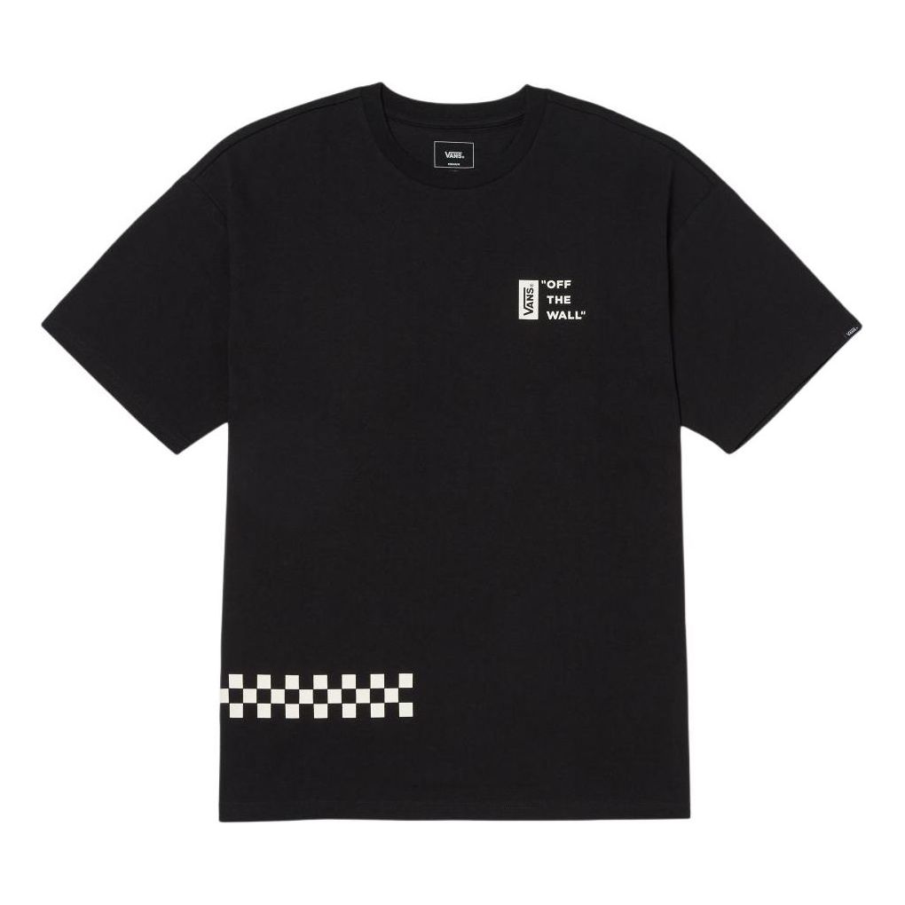 Vans Workwear Logo T-Shirt 'Black White' VN000GQCBLK
