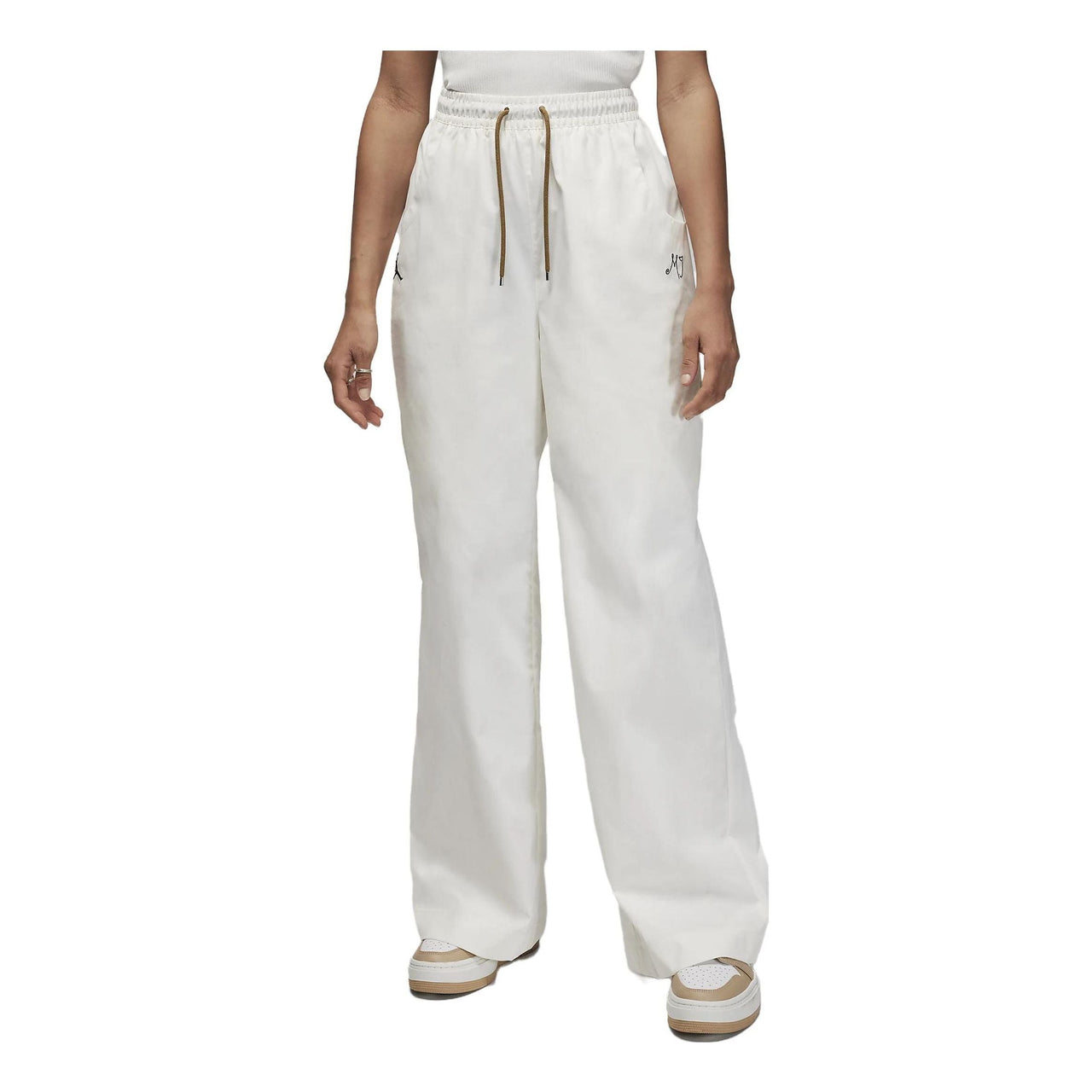 (WMNS) Air Jordan Brand Woven Pant 'White' FB5122-133
