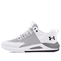 (WMNS) Under Armour HOVR Block City 'White Black' 3023709-101